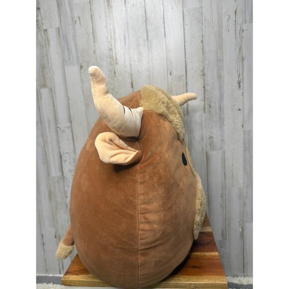 Squishmallows Marshal Highland Cow Plush Toy Medium 20" Brown - Picture 2 of 5
